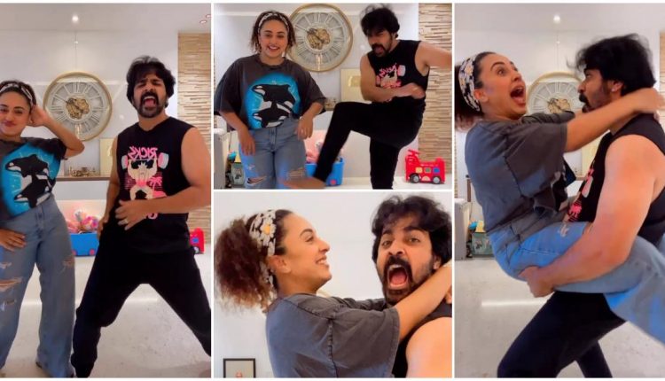 srinish aravind and pearle maany dance video viral