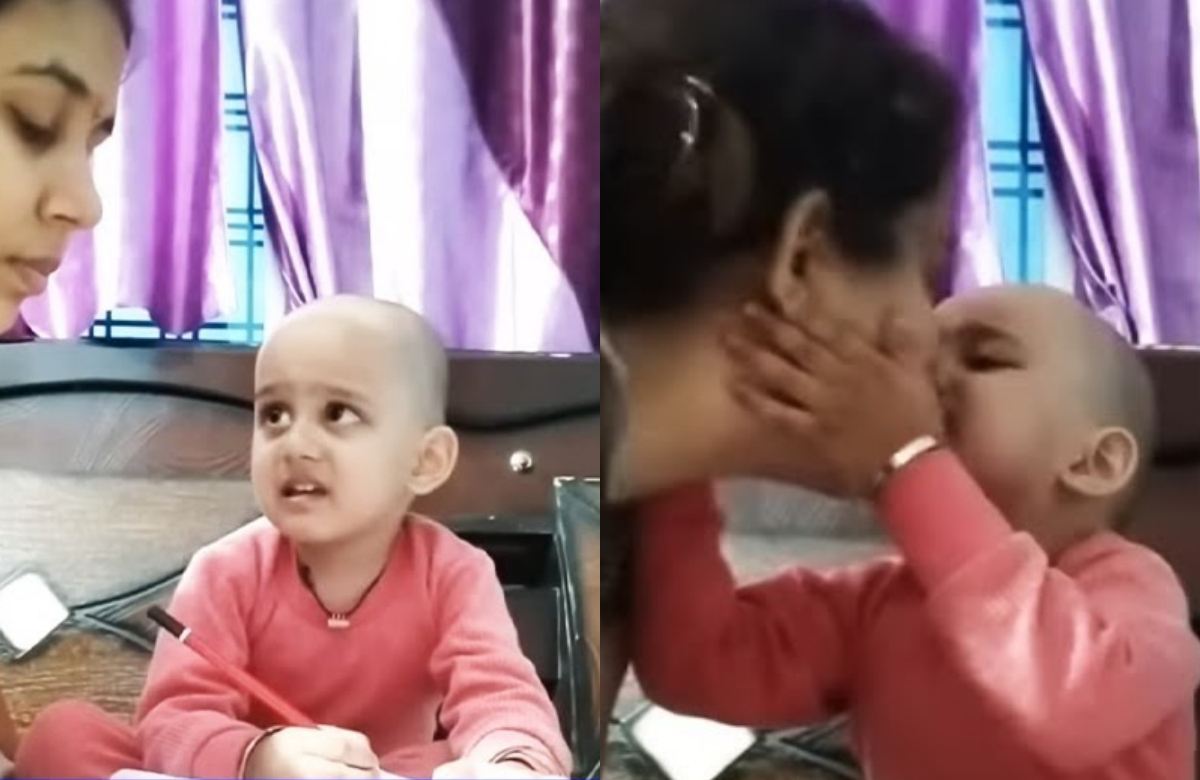 Cute baby and mother viral video malayalam