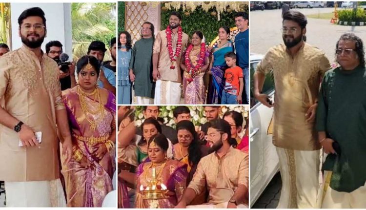 Hareesh Peradi Son wedding latest News Malayalam