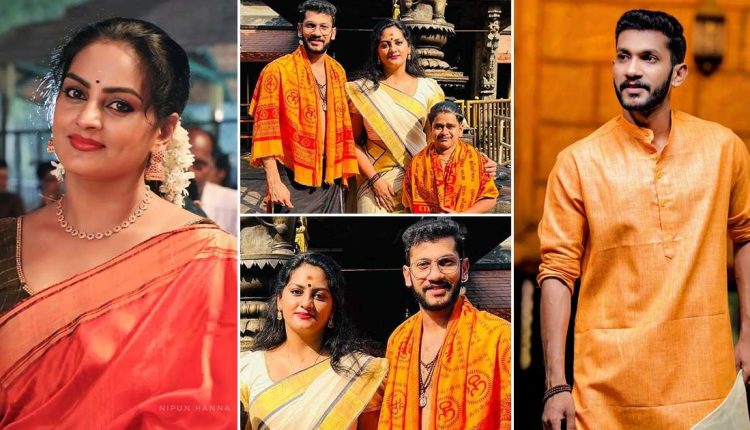 Kutty Akhil And Suchithra Nair In Mookambika Temple viral Malayalam news