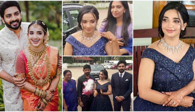 Malavika Krishnadas Wedding Reception video goes viral latest malayalam news