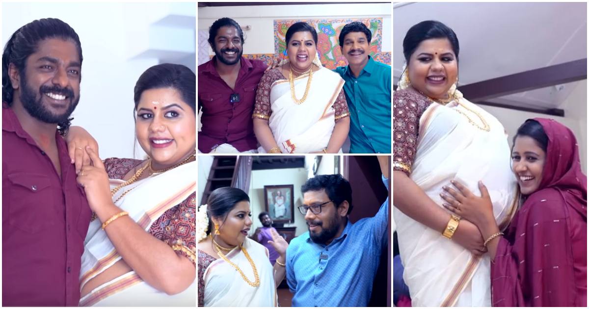 Sneha Sreekumar 9th Month Celebration video Viral latest Malayalam