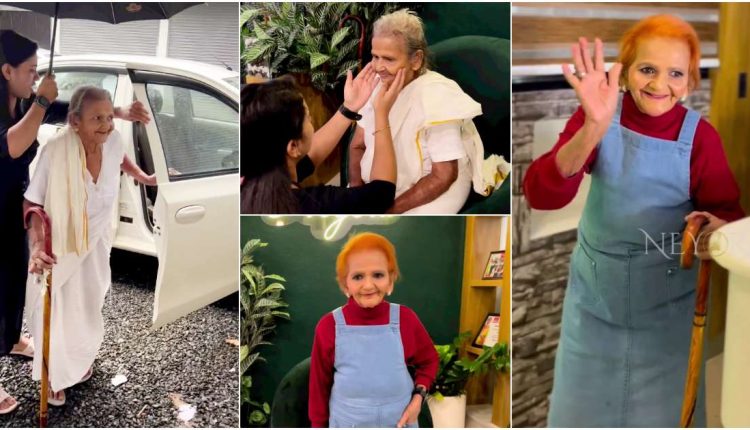 A Grandmother makeover video goes trending on social media