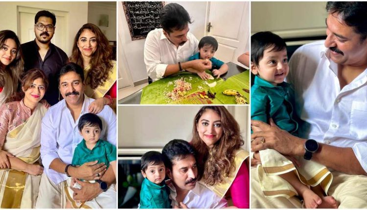 Actor Rahman’s family onam celebration