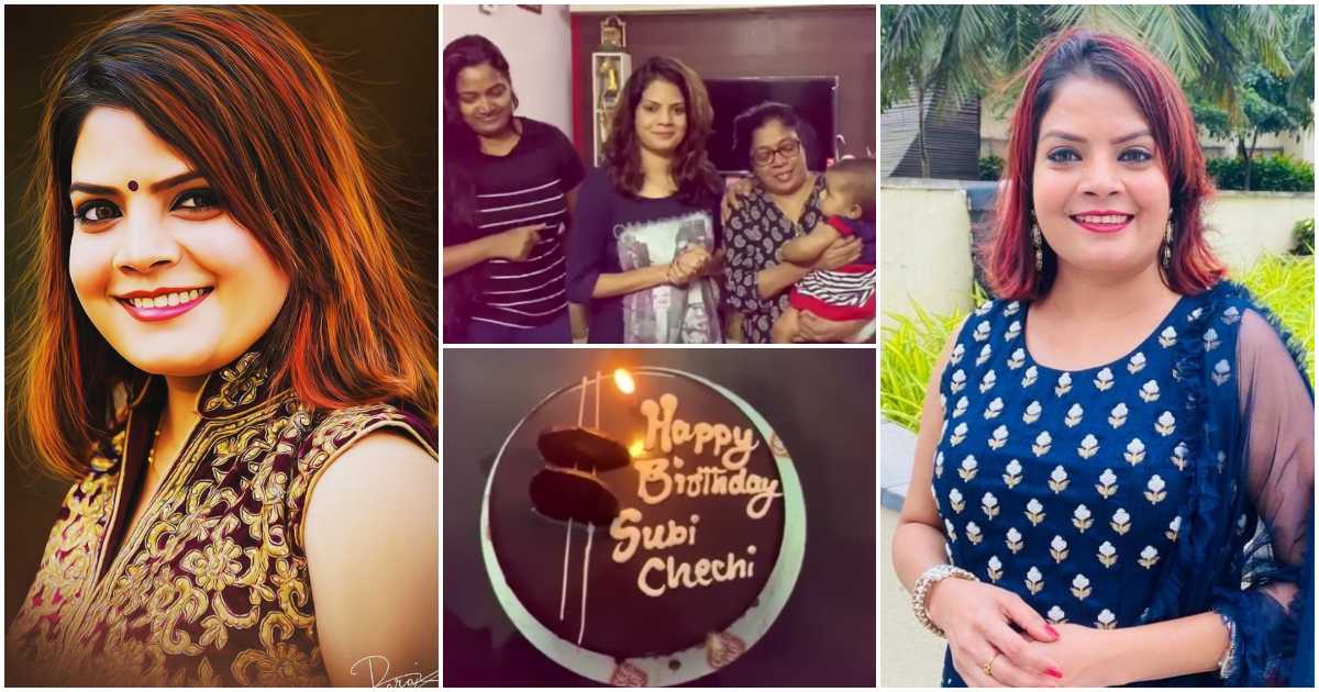 Subi Suresh last birthday celebration viral video