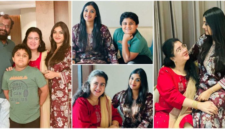 Actress Urvashi Family With her daughter kunjatta