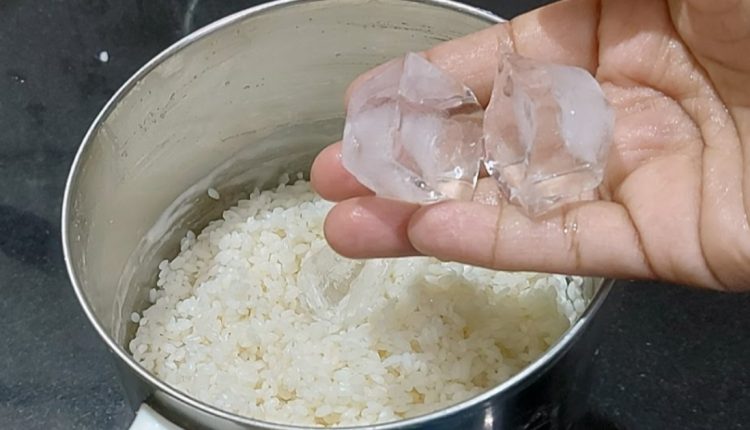 Idli Batter using Ice cube Tip