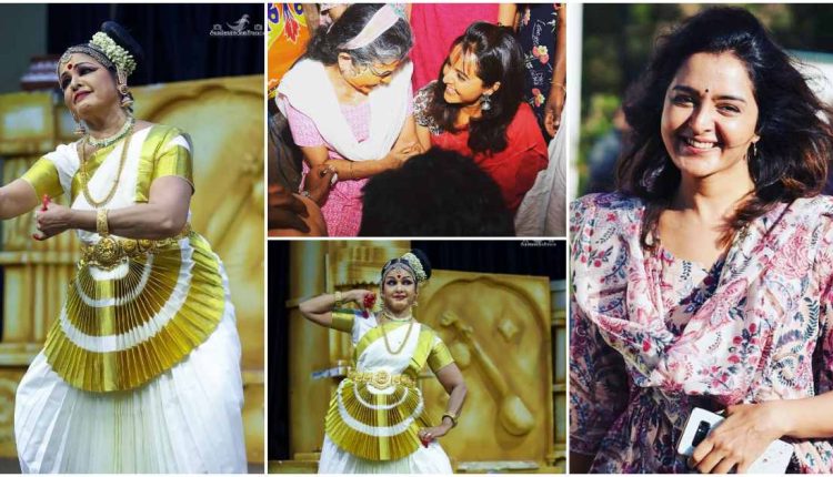 Lady super star Manju Warrier share mother’s photo