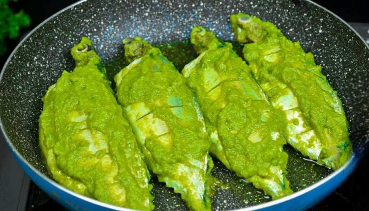 Special green fish fry masala
