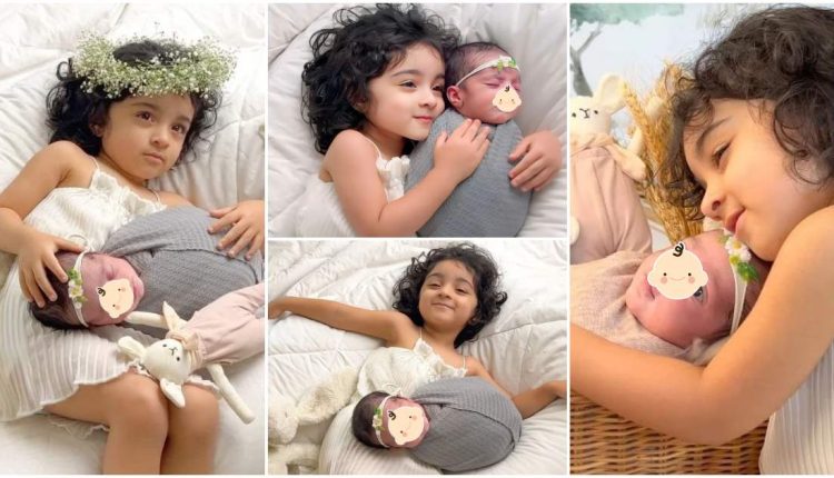 Nitara’s First Photoshoot With Baby Nila And Srinish Aravind Video