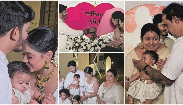 Uppum Mulakum lite Family Ponnus Baby Naming Ceremony viral