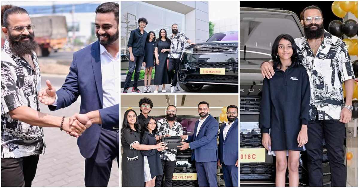 Actor Jayasurya bought new Range Rover new car