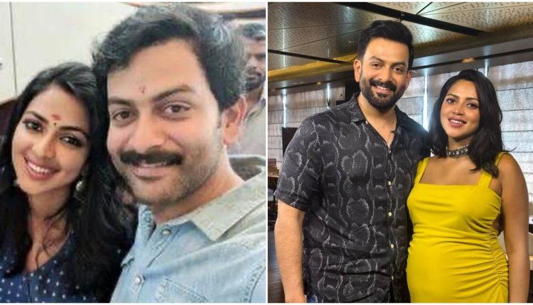 Amala Paul And Prithvi raj In The Way Of Aadujeevitham cinima