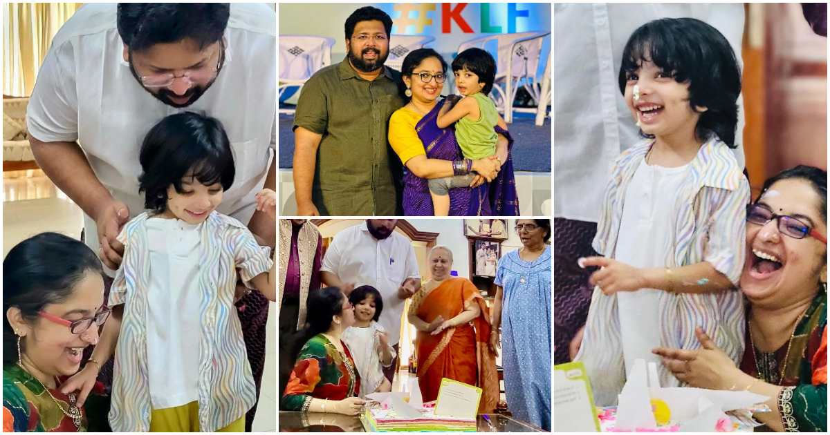 Dr Divya S Iyer IAS Son's Birthday celebration