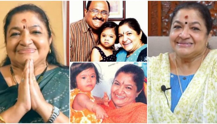 K S Chithra in her daughter’s memmory