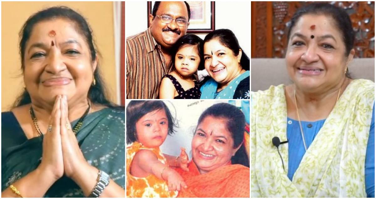 K S Chithra in her daughter's memmory
