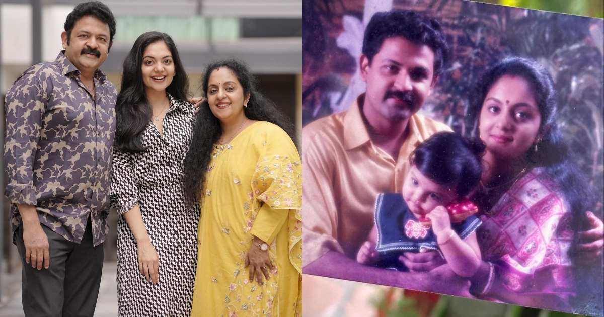 Ahaana krishna Share photo with her parents