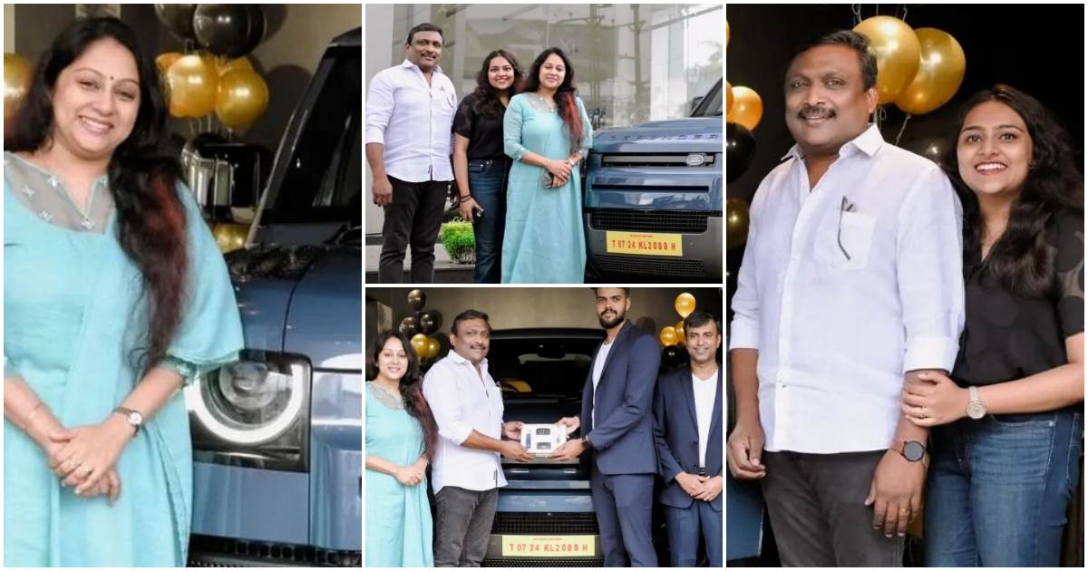 Chippy Renjith bought new Land Rover Defender car