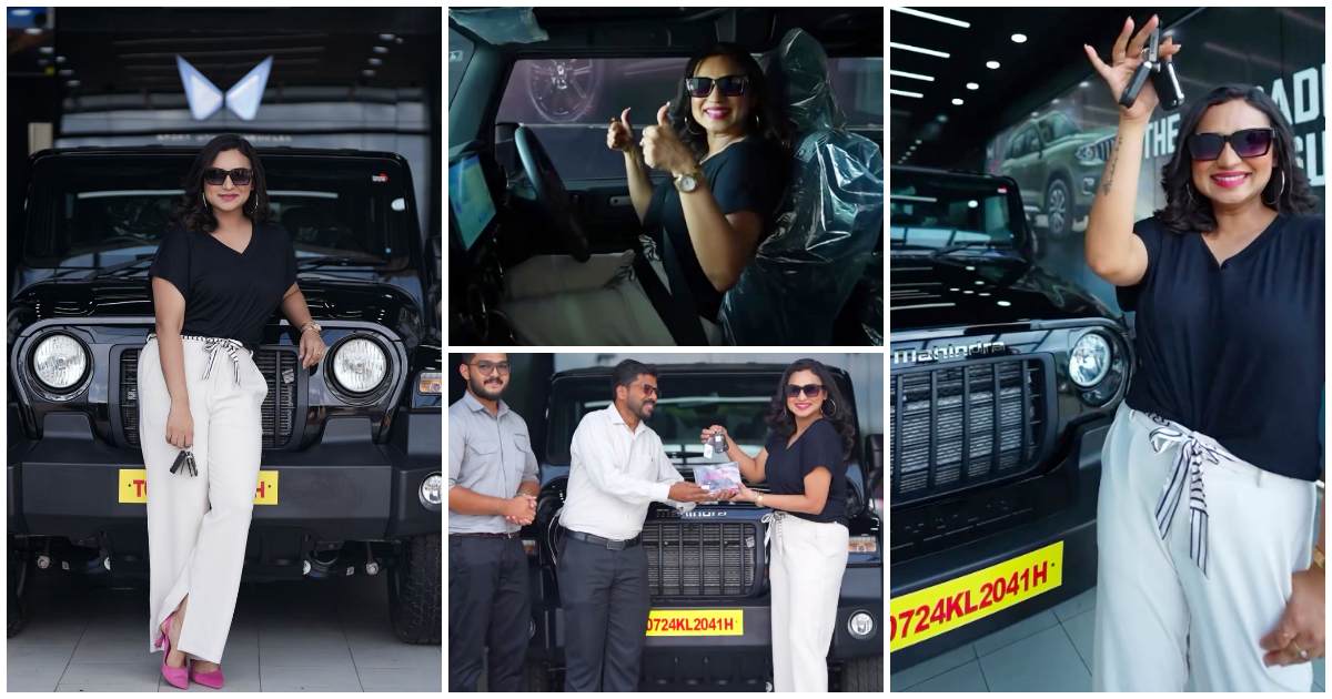 Lakshmi Nakshathra bought Mahindra THAR