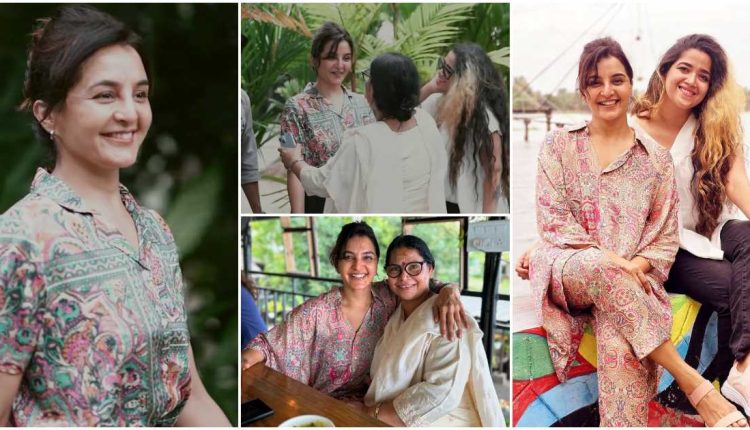 Manju Warrier With Abhirami Suresh at Cafe UUTOPIA viral video