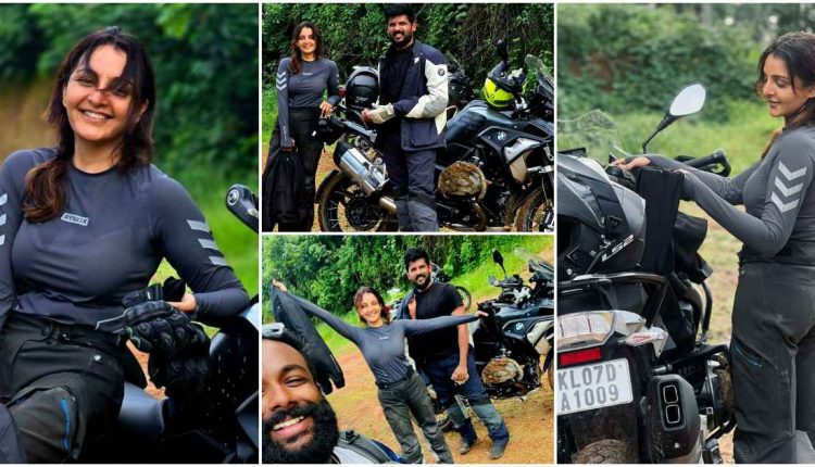 Manju Warrier goes off roading
