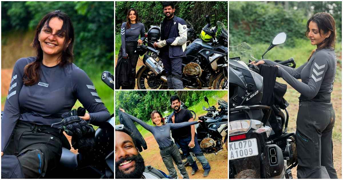 Manju Warrier goes off roading