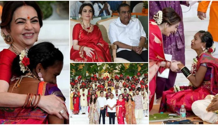 Mukesh Aambani Nita ambani Organized mass wedding,