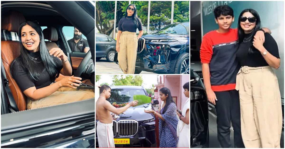 Navya Nair bought New BMW X7 Car