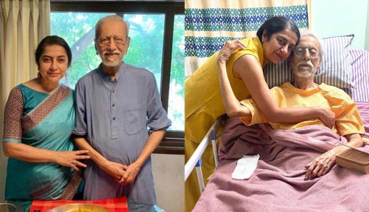 Suhasini shares photo with charuhasan