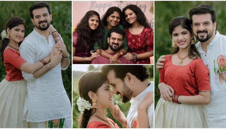 Actor Sajan sooreya And Daughter meenakshi Special Photoshoot