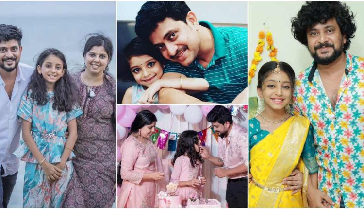 Santhwanam Girish Nambiar daughter birthday celebration